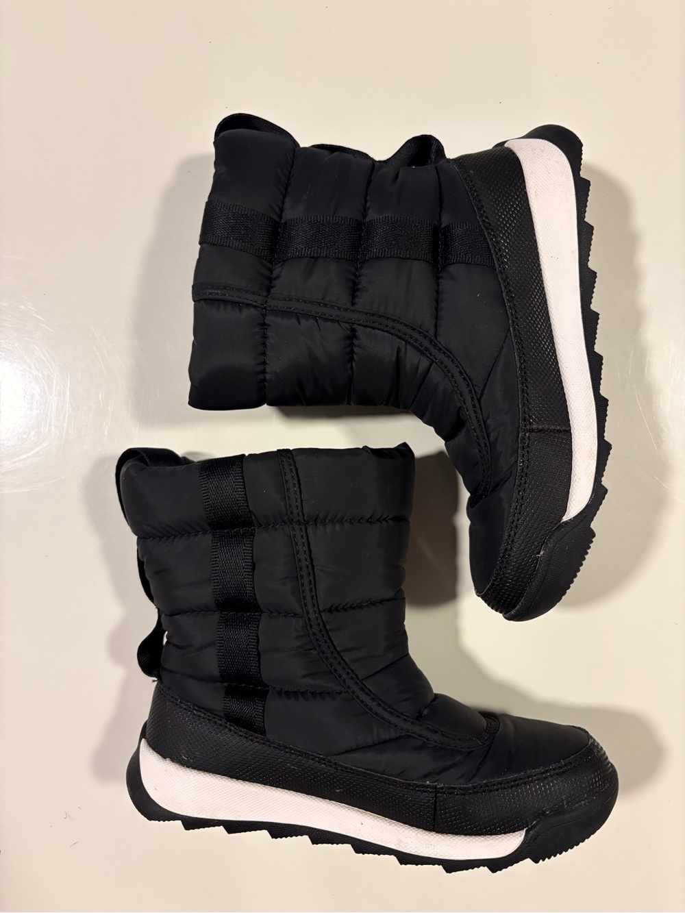 Sorel Black Puffer Winter Boots